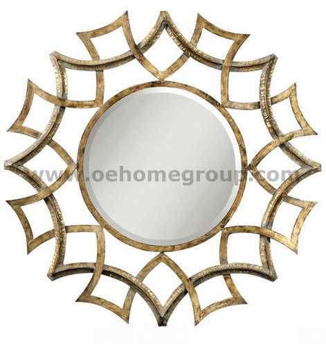 8600C Decorative wood wall mirror for Hosipitality